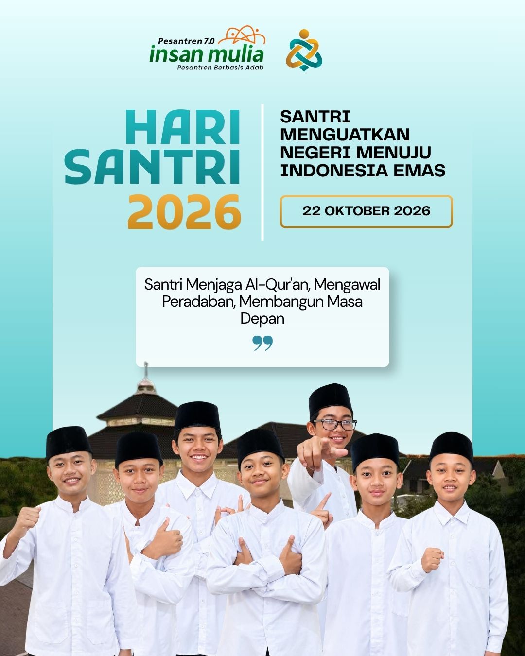 Peringati Hari Santri Nasional 2026, Direktur Pesantren 7.0 Insan Mulia Tekankan Semangat Resolusi Jihad KH. Hasyim Asy’ari